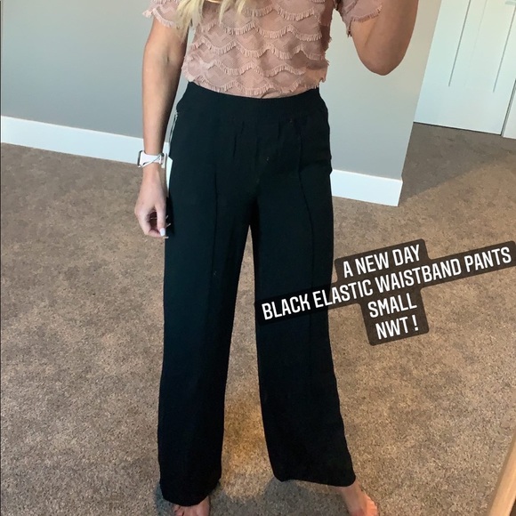 Target A New Day Black Wide Leg Pants 